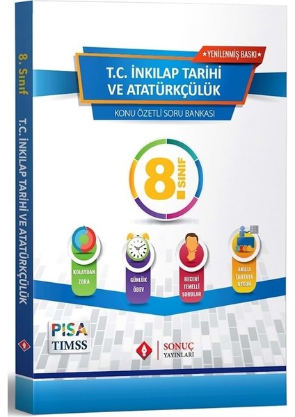Sonuç Yayınları 8.sınıf T.c. Inkılap Tarihi ve Atatürkçülük Modüler Konu Özetli Soru Bankası 2025-2026