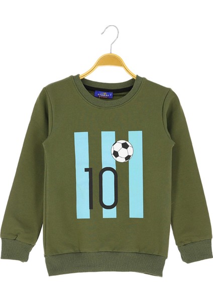Erkek Çocuk Bluz Baskılı Şardonlu