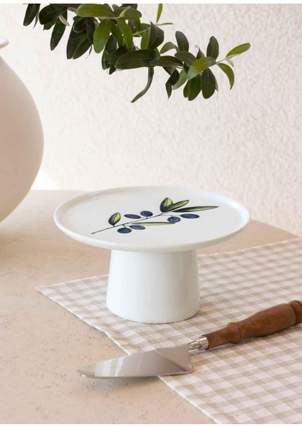 Olivos Ayaklı Servis Tabağı 10X19 cm modelleri