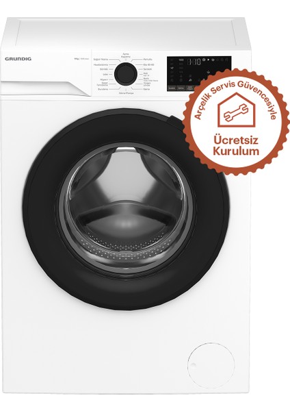 GPWM 91613 A 1000 Devir 9 kg Çamaşır Makinesi