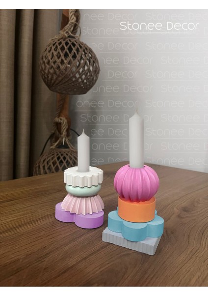 Dekoratif Şamdan Mumluk Şık Tasarım