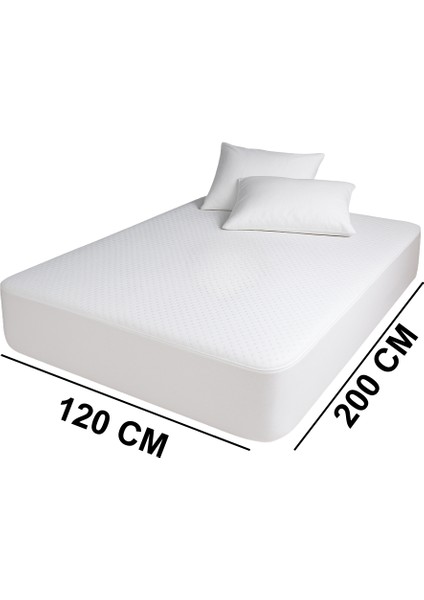 Yatak Alezi Kapitone Full Fitted Sıvı Geçirmez Kaymaz Yatak Örtüsü Yatak Koruyucu Full Kenar Çarşaf