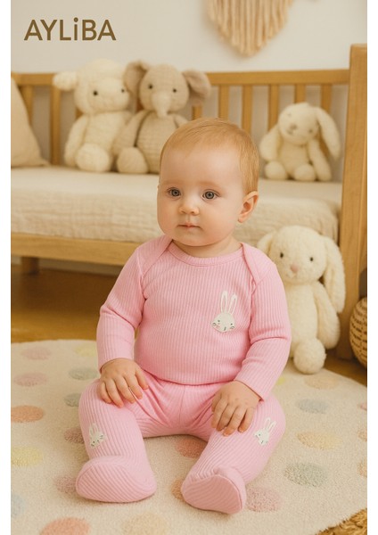 Tavşan Desenli Ikili Takım