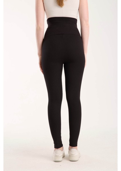 Fitilli Kumaş Ayarlanabilir Yüksek Bel Esnek Toparlayıcı ve Sıkılaştırıcı Hamile Tayt modelleri