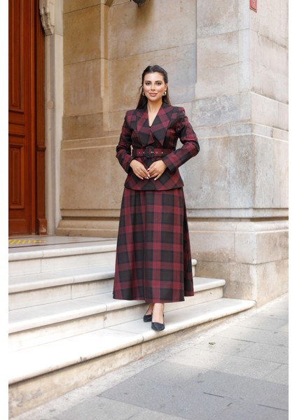 Kemer Detay Ekose Poliviskon Etekli Takım Mürdüm fiyatları