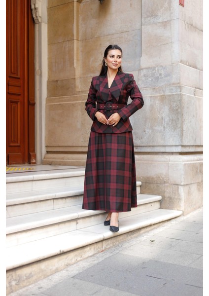 Kemer Detay Ekose Poliviskon Etekli Takım Mürdüm fırsatları