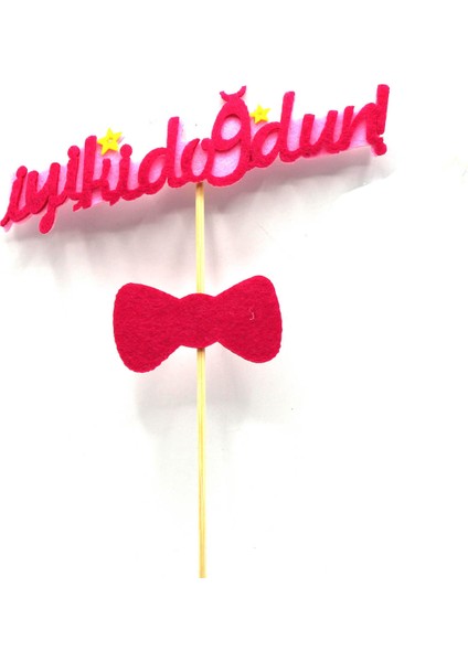 Keçe Pasta Süsü İyi Ki Doğdun