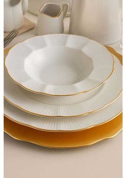 MLN37YT694R520 Milena 37 Parça 8 Kişilik Yemek Takımı – Altın