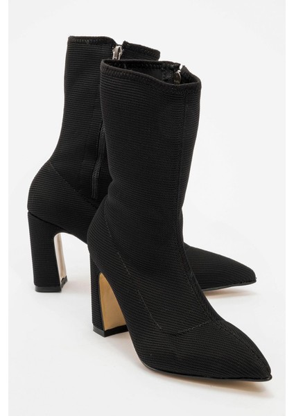 Kadın Topuklu Bot SİYAH
