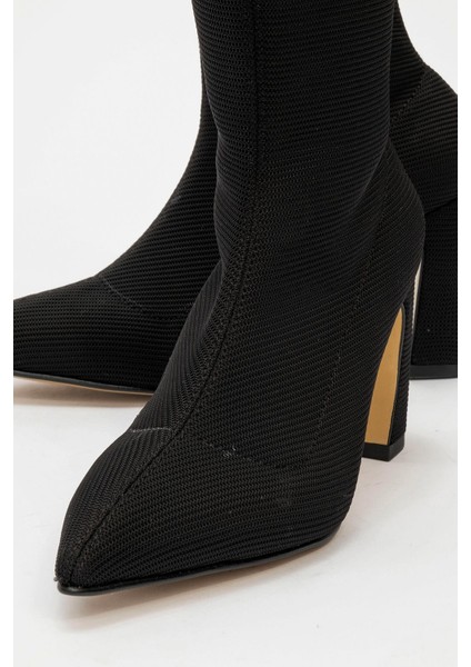 Kadın Topuklu Bot SİYAH