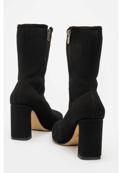 Kadın Topuklu Bot SİYAH