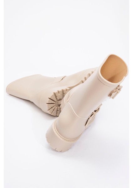 Kadın Yağmur Botu BEJ