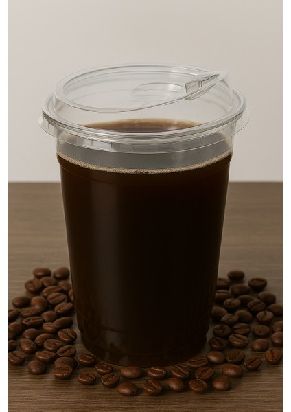 400 cc Pet Bardak + Klipsli Kapak 25'li modelleri