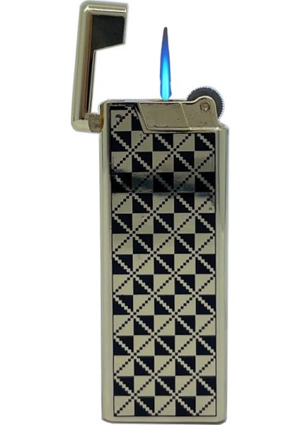 Metal Mum Alev Slim Çakmak Parlak Sarı Model -1 modelleri