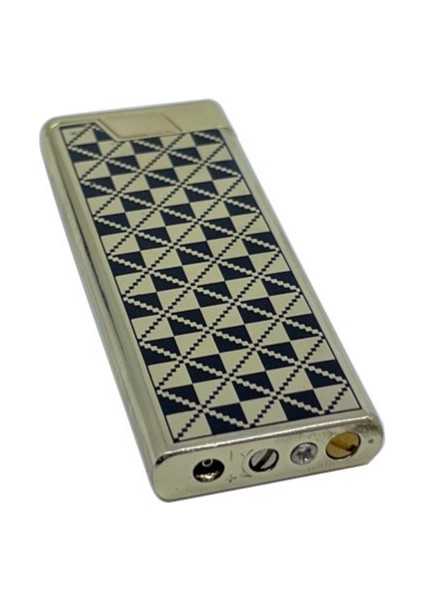 Metal Mum Alev Slim Çakmak Parlak Sarı Model -1 fırsatları