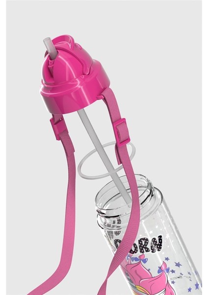 Migo Desenli 500 ml Askılı Pipetli Tritan Çocuk Matara 912008 Pembe modelleri