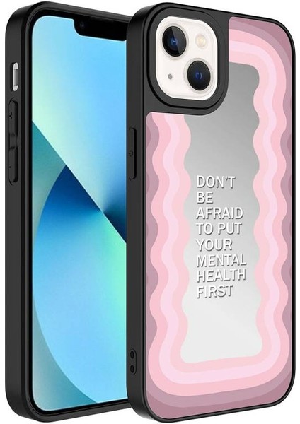 Apple iPhone 14 Uyumlu Mirror Kapak Kapak Ayna