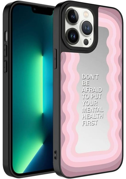 Apple iPhone 14 Pro Max Uyumlu Mirror Kapak Kapak Ayna