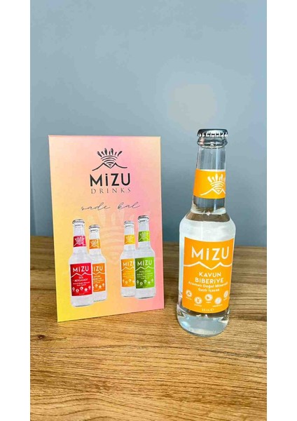 6’lı Kavun & Biberiye Aromalı Gazlı Içecek – 250 ml Cam Şişe