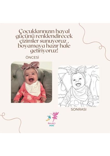 Kişiye Özel Hediyelik Boyama Kitabı 24 Resimli 2 Adet fiyatları