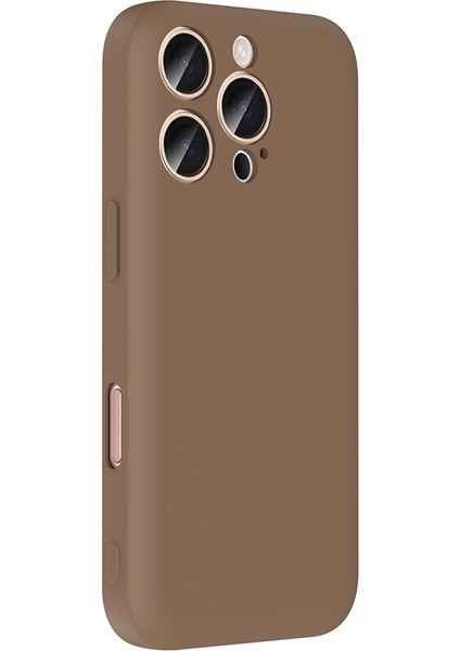 Apple iPhone 16 Pro Uyumlu Vitra Kapak Kahverengi fiyatları