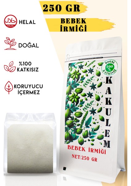 Sertifikalı Ek Gıda Bebek Irmiği 250 gr
