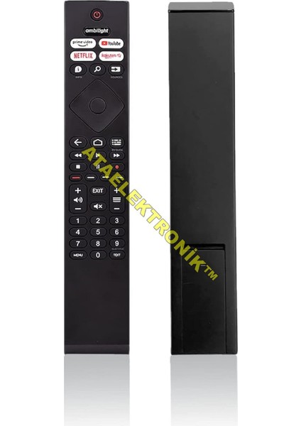 Yeni Nesil OLED Tv Phılıps 32PHS6009 Yerine Uyacak Ambilight OLED Tv Kumandası - Ses Komutsuz modelleri