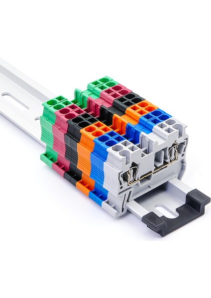 Yay Bağlantılı Ray Klemens 2.5mm 100 Adet (1 Kutu)