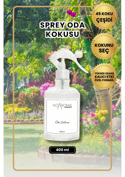 Çam Kokulu Oda Kokusu 400 ml Sprey Yüksek Esans (63 Çeşit Farklı Koku Seçeneği)