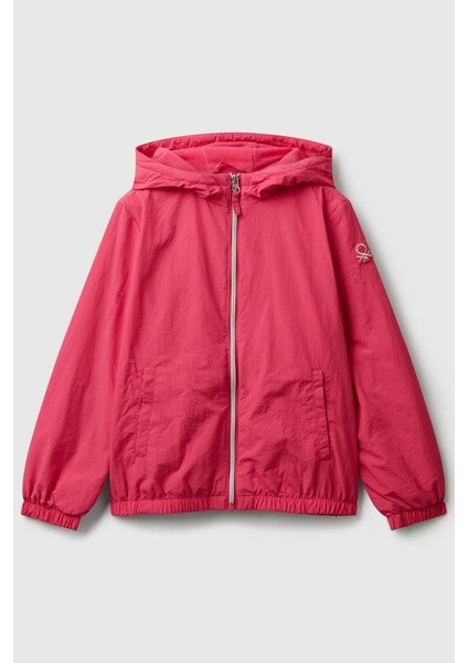 Kız Çocuk 2IGGCN06E-25K Yağmurluk Pembe