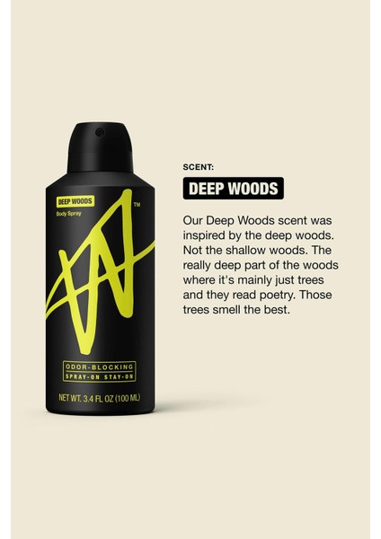 Deep Woods Sprey Deodorant 100ML indirimleri