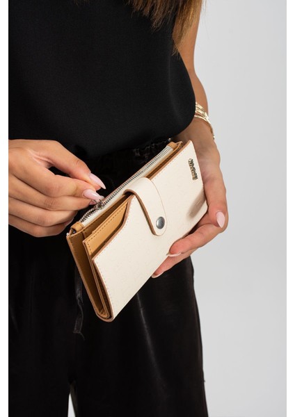 Orijinal Just Polo Bozuk Para Fermuarlı Dikey Çok Bölmeli Kadın Cüzdanı El Pörtföyü 19*10 cm fiyatları