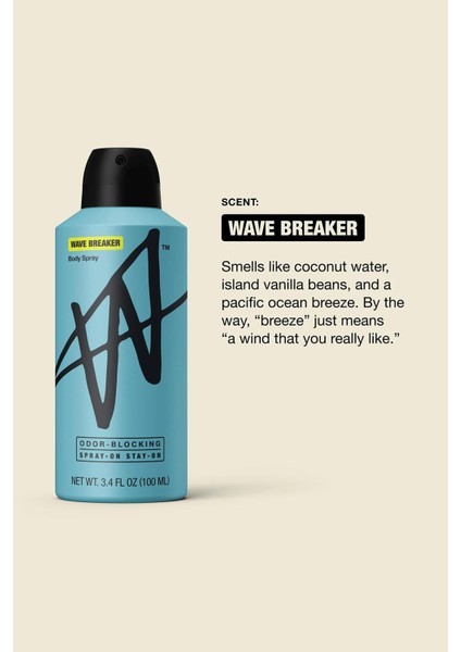 Wave Breaker Sprey Deodorant 100ML indirimleri