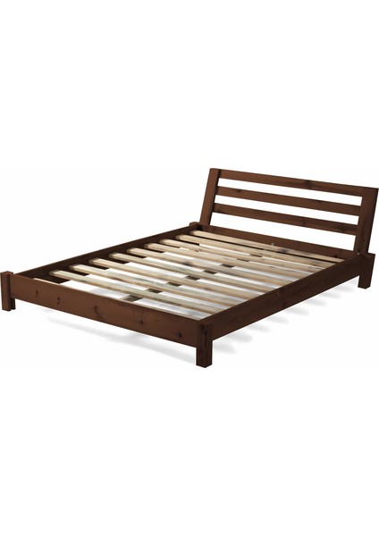 Palma Ithal Ladin Masif Ahşap Karyola Ceviz 100 x 200 modelleri