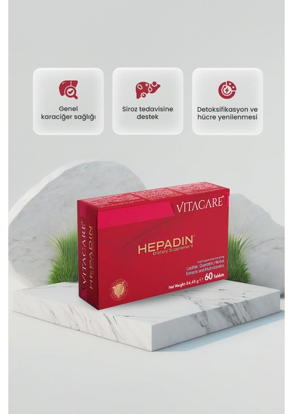 Hepadin – 60 Tablet | Lesitin, Quercetin, Bitkisel Ekstreler & Multivitamin Kompleksi fiyatları
