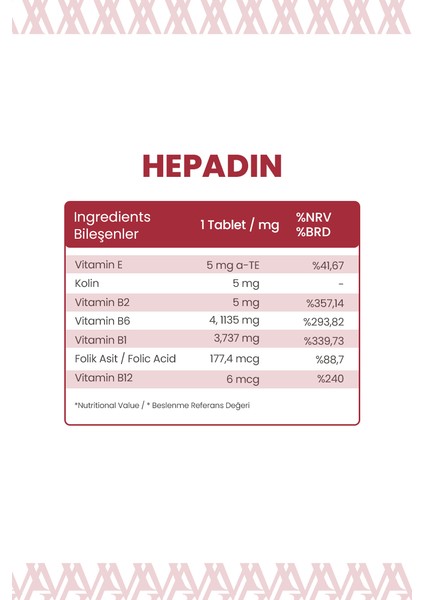 Hepadin – 60 Tablet | Lesitin, Quercetin, Bitkisel Ekstreler & Multivitamin Kompleksi modelleri