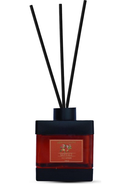 Şeftali Bahçesi Çubuklu Oda Kokusu 100 ml – Dekoratif Plastik Şişe - Reed Diffuser fiyatları