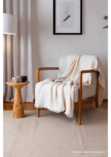 100X200CM Berjer Örtüsü %100 Müslin Pamuk Koltuk Örtüsü, Çok Amaçlı Örtü, Tv Örtüsü