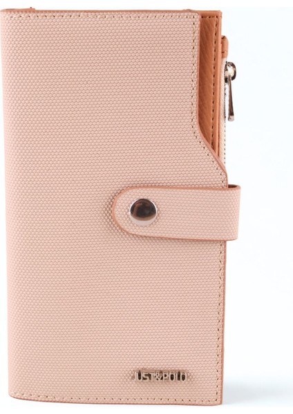 Orijinal Just Polo Bozuk Para Fermuarlı Dikey Çok Bölmeli Kadın Cüzdanı El Pörtföyü 19*10 cm fiyatları