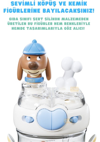 580ML Yeni Koleksiyon Sevimli Hayvanlar Süslü Pipetli/pipetsiz Boyun Askılı Tritan Çocuk Matarası fırsatları