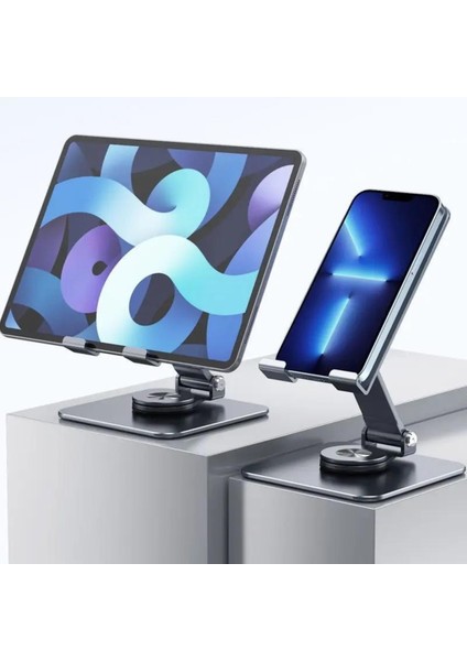 Katlanabilir Metal Telefon ve Tablet Standı – Hafif ve Taşınabilir Masaüstü Tutucu fırsatları