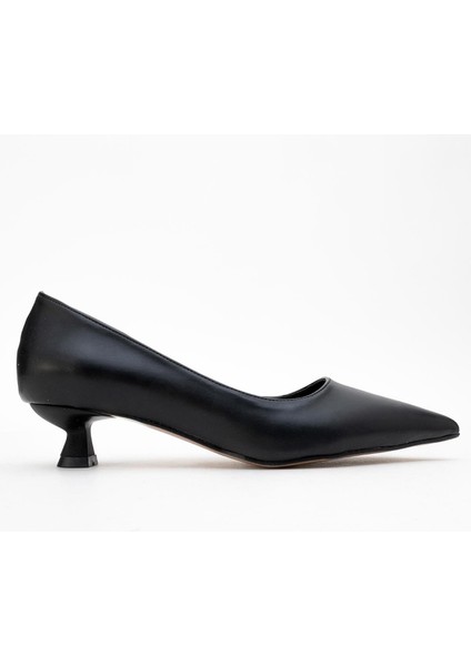 Kadın Topuklu Ayakkabı Siyah Cilt fiyatları