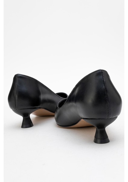 Kadın Topuklu Ayakkabı Siyah Cilt fırsatları