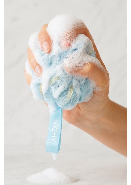 Vıchy Simli Banyo Lifi | Yoğun Köpük Etkili Duş Lifi | Cilt Temizleyici, Estetik ve Dayanıklı Vücut Lifi VCH-6575 Mavi Gold Simli 60 gr fiyatları