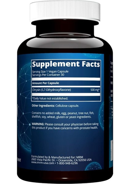 Chrysin 500 Pure 5,7-Dihydroxyflavone Krisin Healthy Hormone Levels modelleri