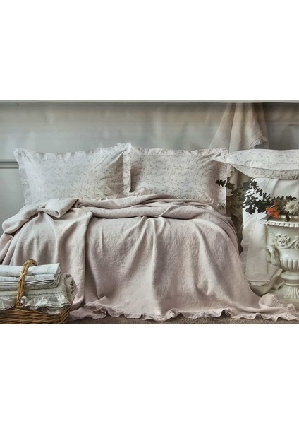 Pupilla Home Nısh Fırfırlı pike Takımı PUDRa