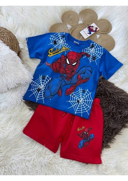 Spiderman Baskılı Çocuk Takım