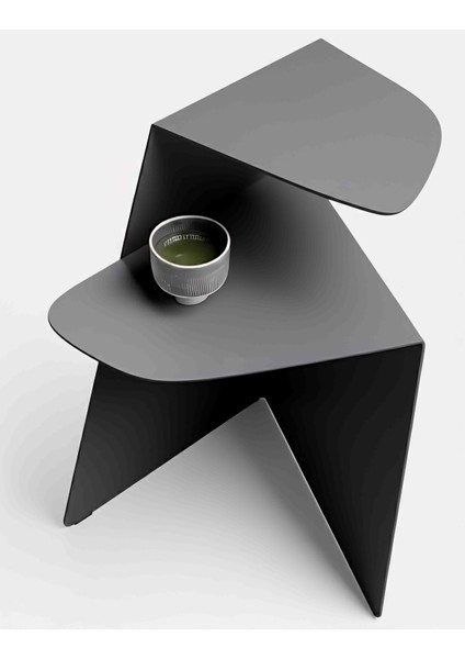 Modern Metal Yan Sehpa Dekoratif Ev Mobilyası