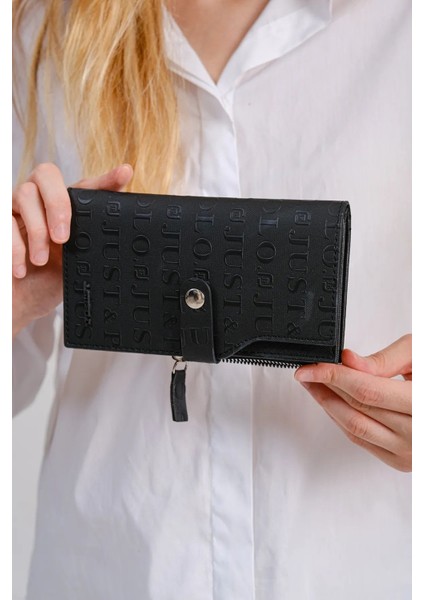 Orijinal Just Polo Bozuk Para Fermuarlı Dikey Çok Bölmeli Kadın Cüzdanı El Pörtföyü 19*10 cm fiyatları