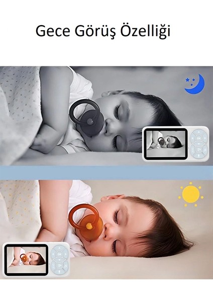 3.5inch Bebek Takip KAMERASI,Dıs Mekan 300MT Mesafe,ağlama Sensörü,Gece Görüş,İnsan Takip fiyatları